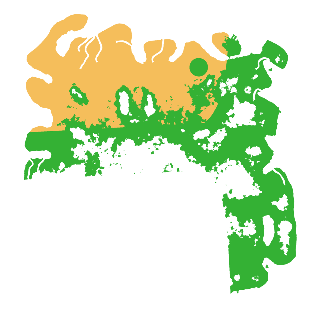 Biome Rust Map: Procedural Map, Size: 4500, Seed: 26665