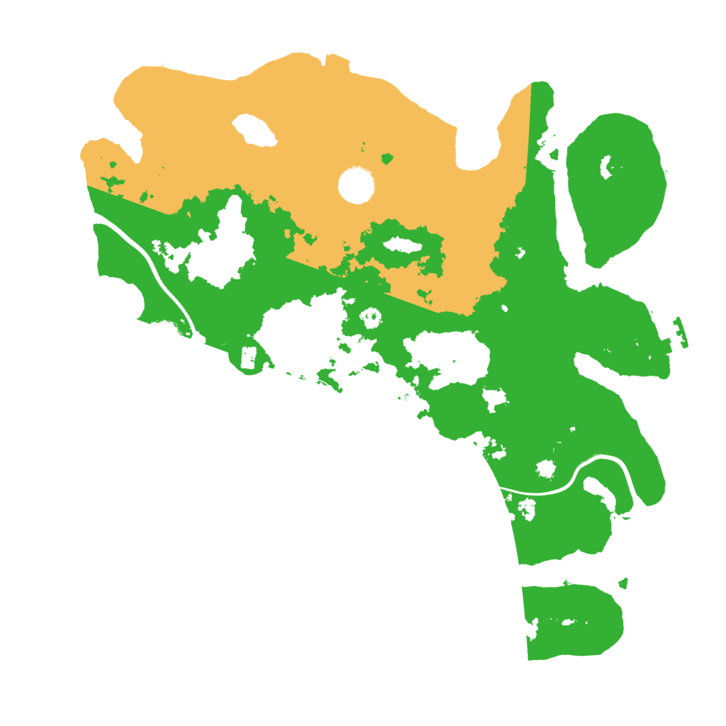 Biome Rust Map: Procedural Map, Size: 3500, Seed: 17012004