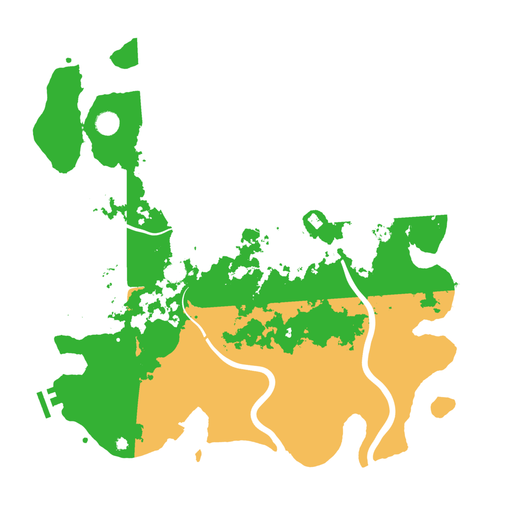 Biome Rust Map: Procedural Map, Size: 3750, Seed: 51109286