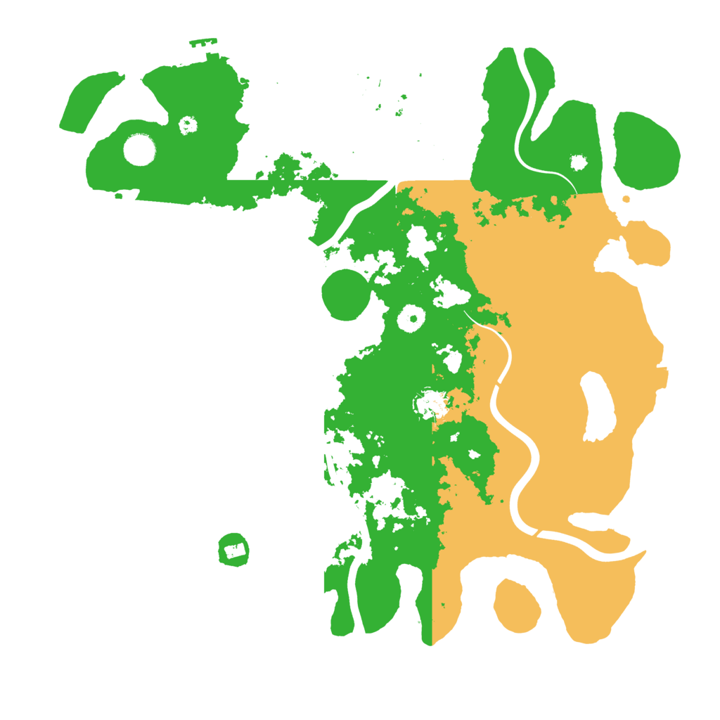 Biome Rust Map: Procedural Map, Size: 3950, Seed: 7440147