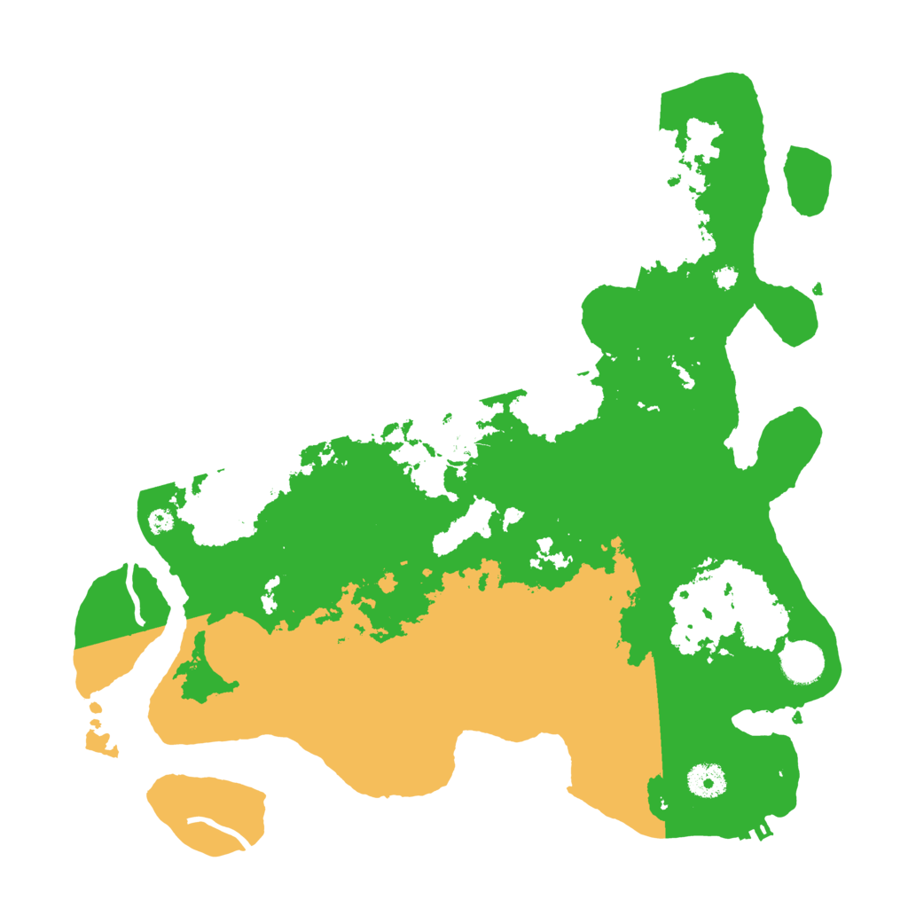 Biome Rust Map: Procedural Map, Size: 3700, Seed: 53968452