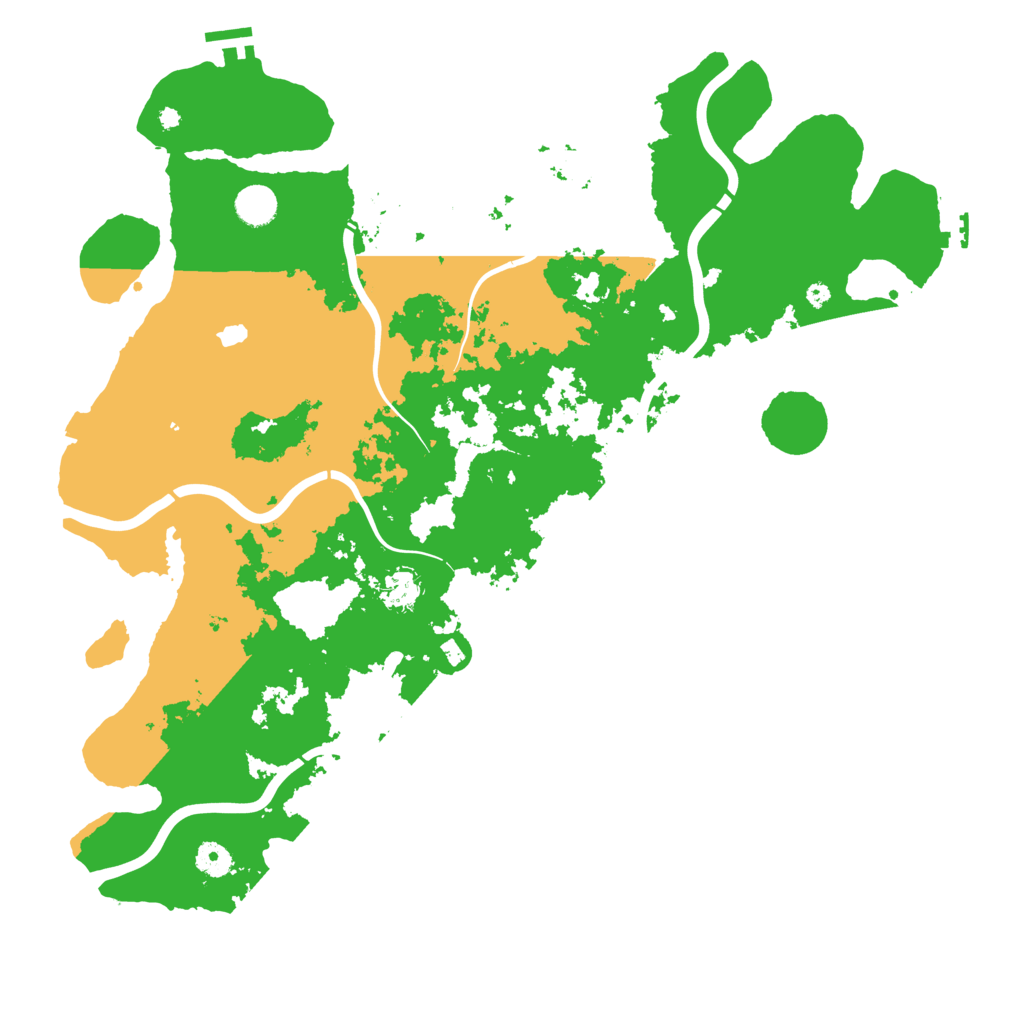 Biome Rust Map: Procedural Map, Size: 4400, Seed: 34671131