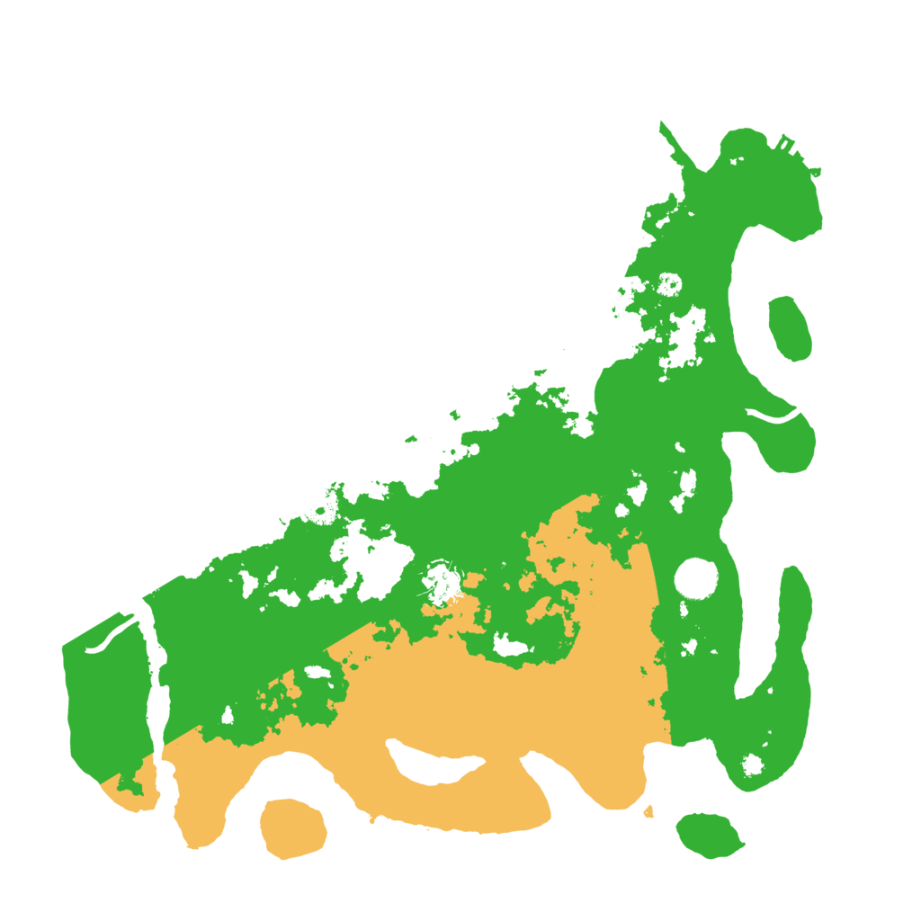 Biome Rust Map: Procedural Map, Size: 3900, Seed: 69169591