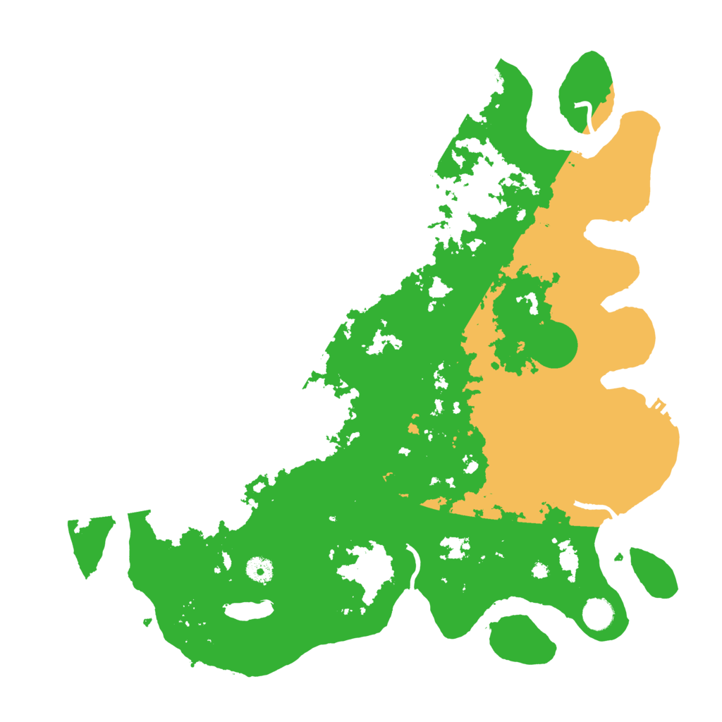 Biome Rust Map: Procedural Map, Size: 4100, Seed: 6718023