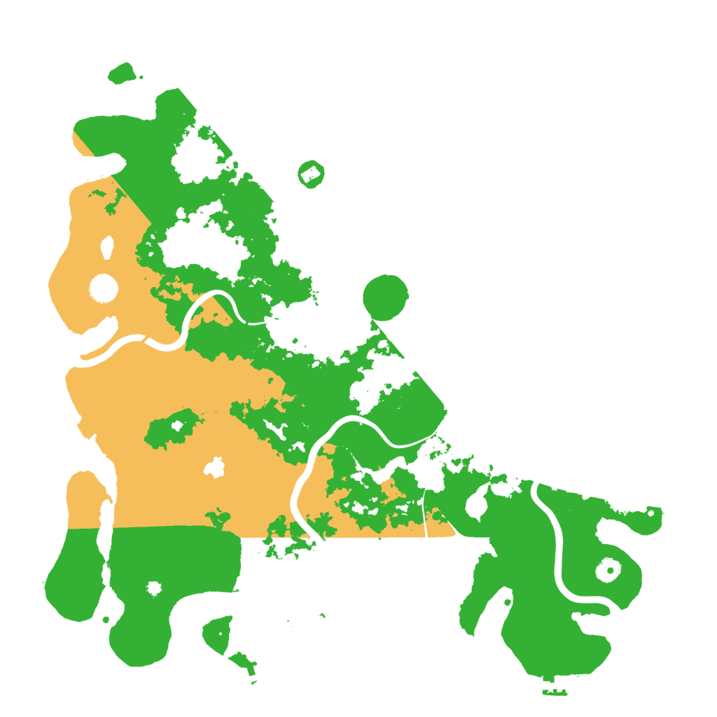 Biome Rust Map: Procedural Map, Size: 4400, Seed: 32434601