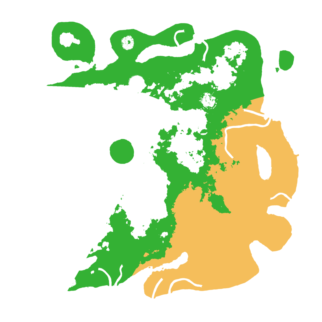 Biome Rust Map: Procedural Map, Size: 3650, Seed: 52926548