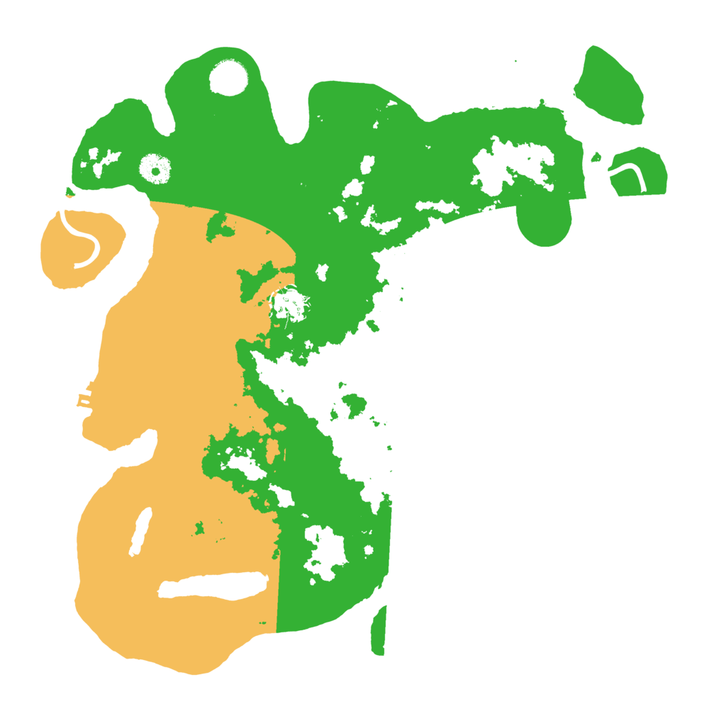 Biome Rust Map: Procedural Map, Size: 3550, Seed: 88029072