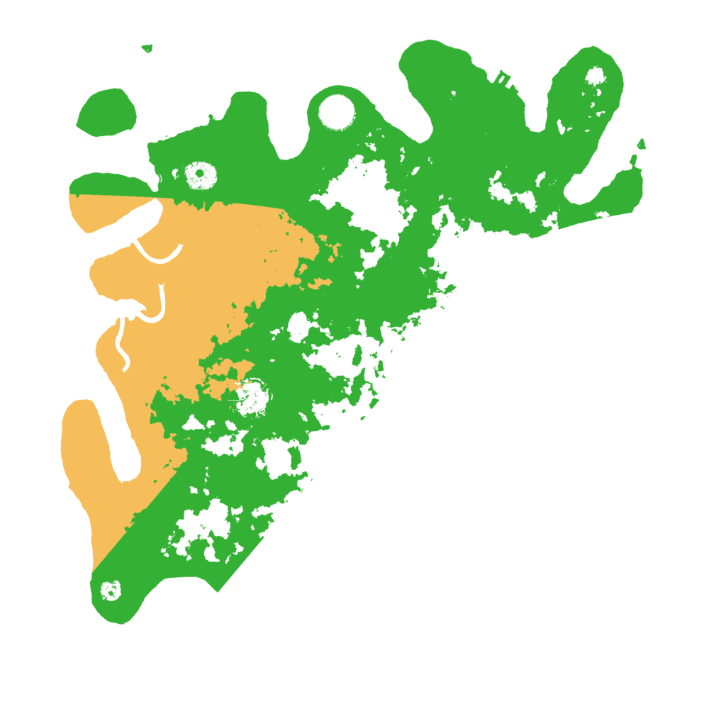 Biome Rust Map: Procedural Map, Size: 3600, Seed: 50309415