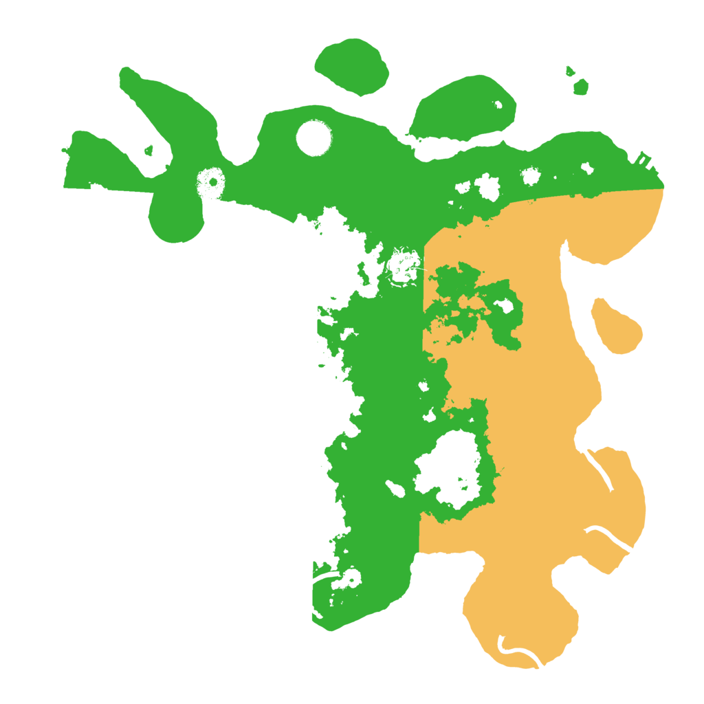 Biome Rust Map: Procedural Map, Size: 3500, Seed: 79189207