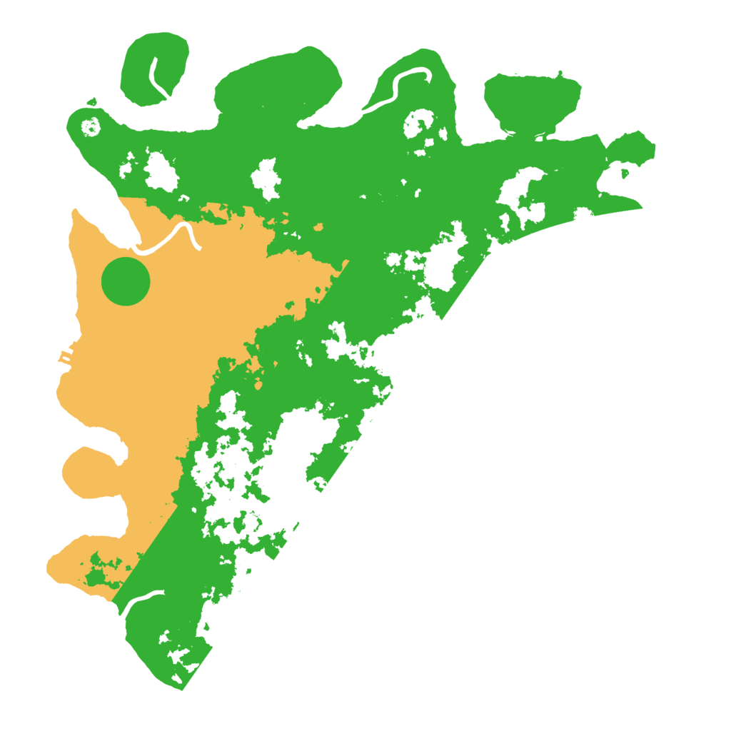 Biome Rust Map: Procedural Map, Size: 3950, Seed: 50849982
