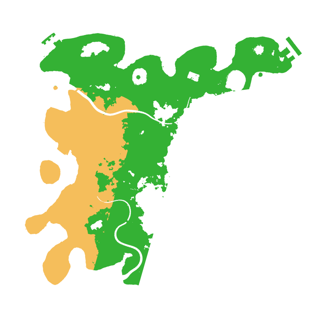 Biome Rust Map: Procedural Map, Size: 3000, Seed: 32053