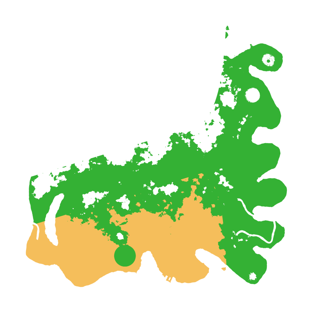 Biome Rust Map: Procedural Map, Size: 3800, Seed: 26829989