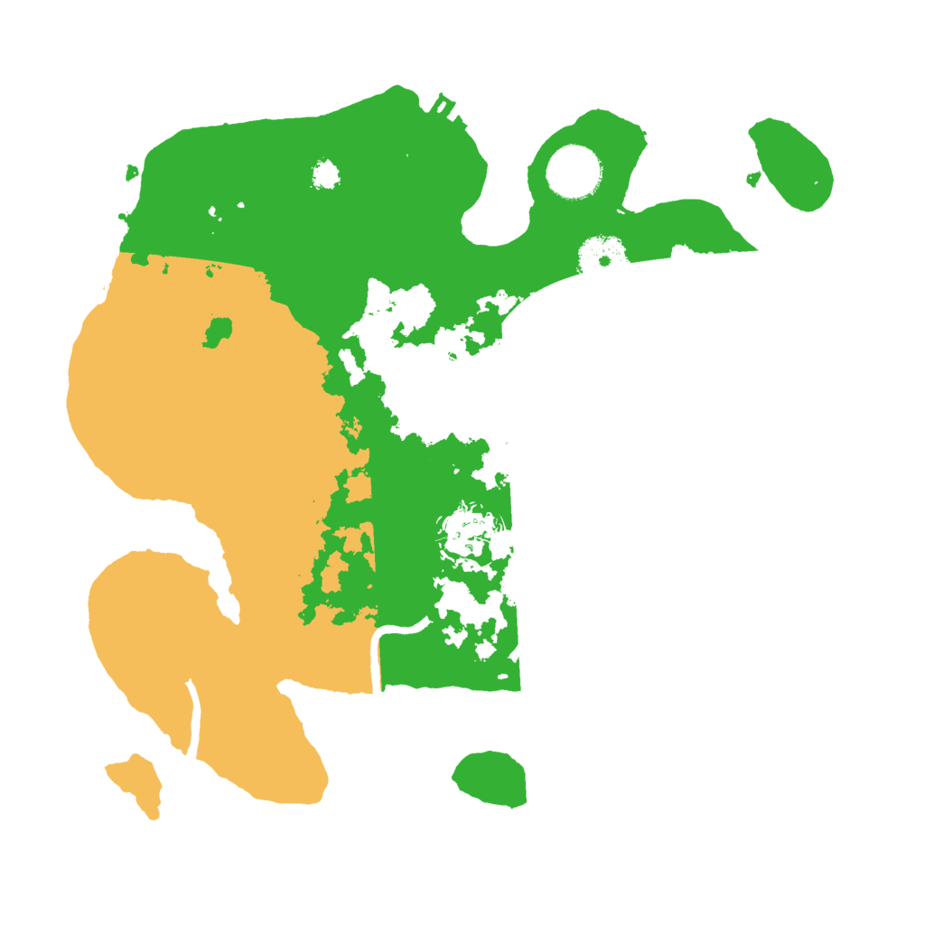 Biome Rust Map: Procedural Map, Size: 3000, Seed: 17516