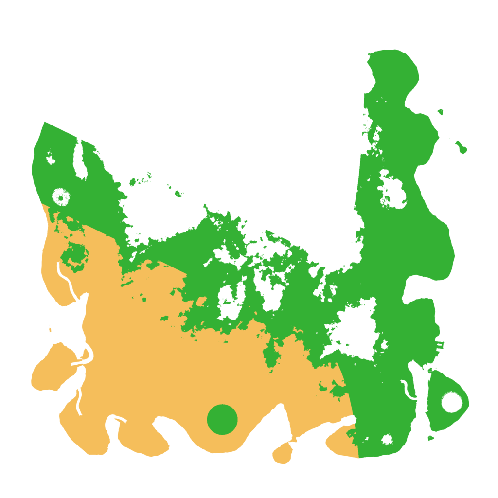 Biome Rust Map: Procedural Map, Size: 4300, Seed: 12596811