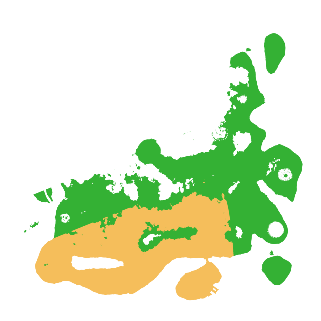 Biome Rust Map: Procedural Map, Size: 3600, Seed: 210071