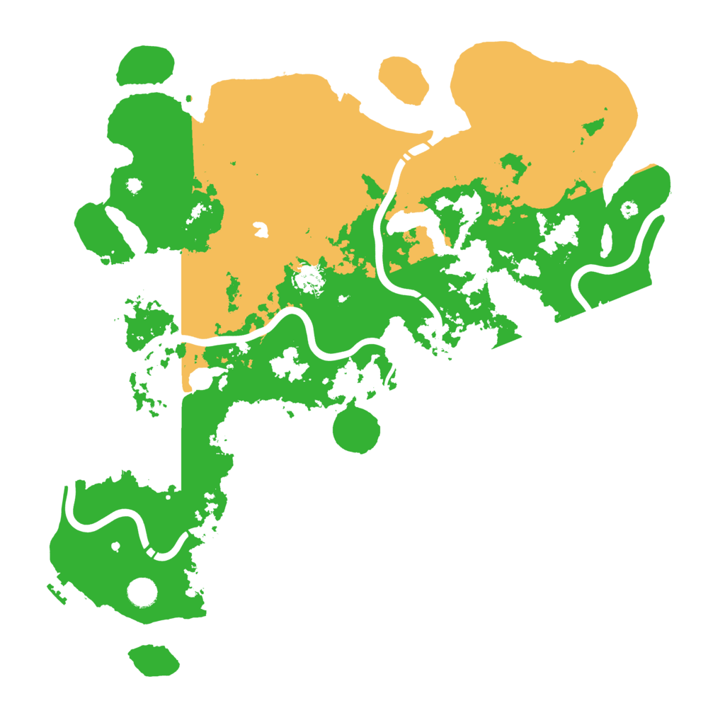 Biome Rust Map: Procedural Map, Size: 4300, Seed: 81748