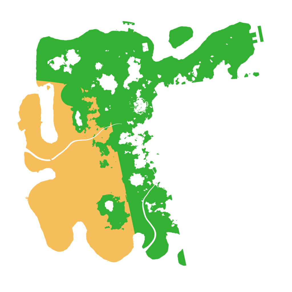 Biome Rust Map: Procedural Map, Size: 3650, Seed: 85204761
