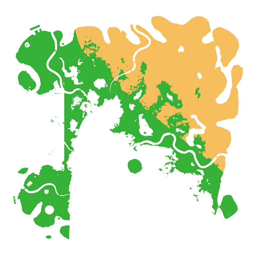 Biome Rust Map: Procedural Map, Size: 5000, Seed: 416528699