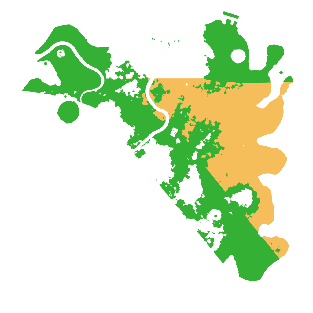 Biome Rust Map: Procedural Map, Size: 3900, Seed: 33481880