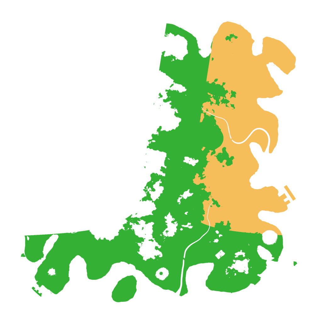 Biome Rust Map: Procedural Map, Size: 3900, Seed: 34107485