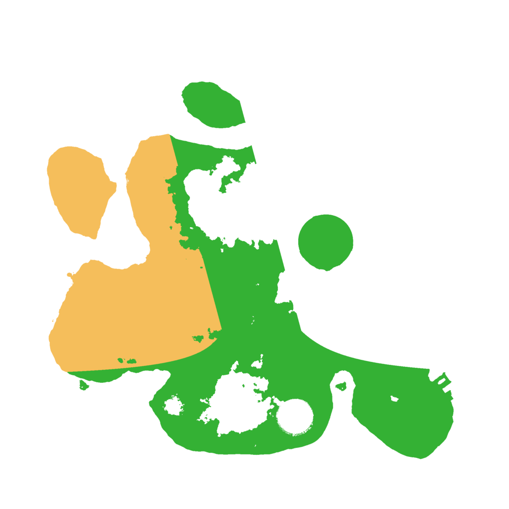 Biome Rust Map: Procedural Map, Size: 2500, Seed: 546