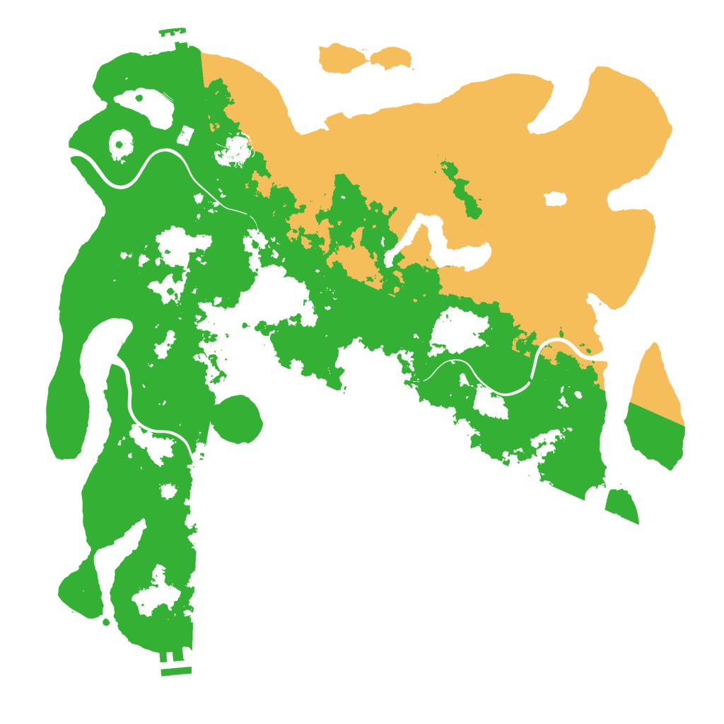 Biome Rust Map: Procedural Map, Size: 4100, Seed: 89074886