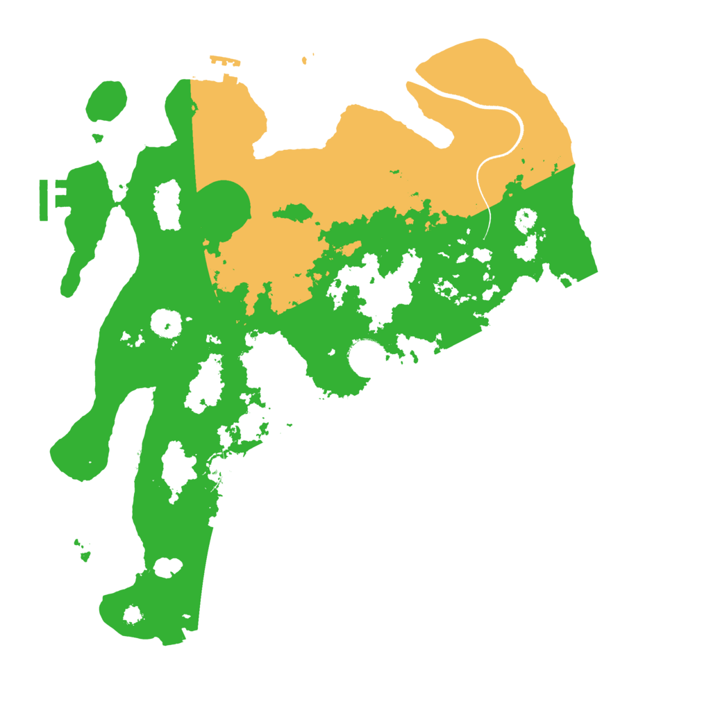 Biome Rust Map: Procedural Map, Size: 3500, Seed: 1537125322
