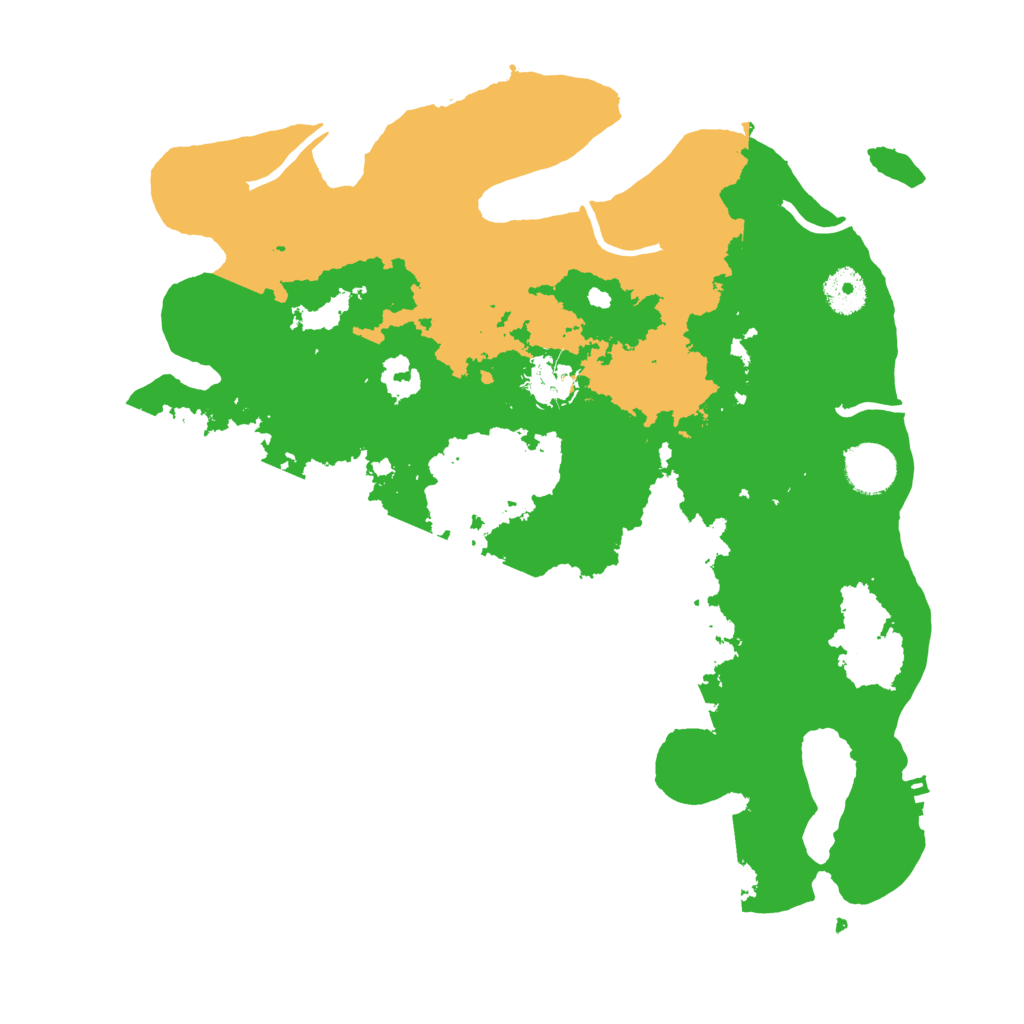 Biome Rust Map: Procedural Map, Size: 3550, Seed: 63623033