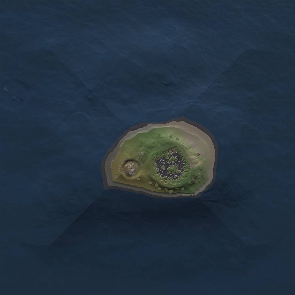 Rust Map: Procedural Map, Size: 1000, Seed: 310823329, 3 Monuments