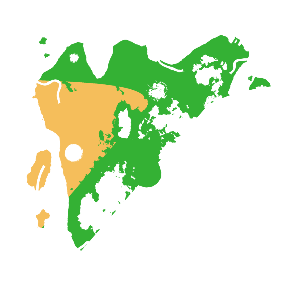 Biome Rust Map: Procedural Map, Size: 3000, Seed: 865476210