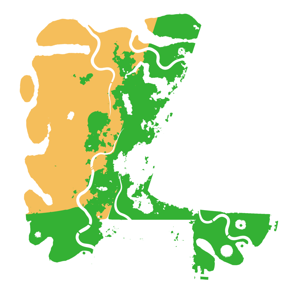 Biome Rust Map: Procedural Map, Size: 4250, Seed: 1358566895