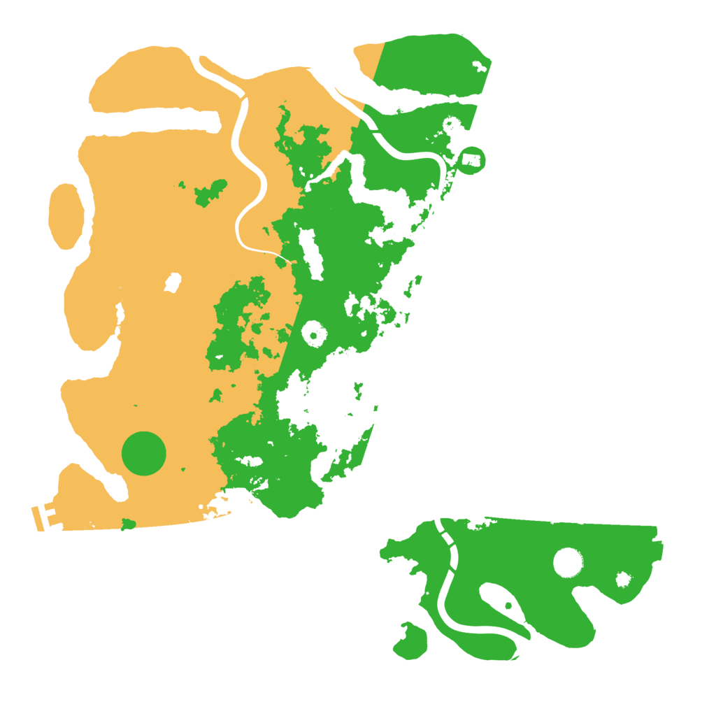 Biome Rust Map: Procedural Map, Size: 4250, Seed: 1358566895