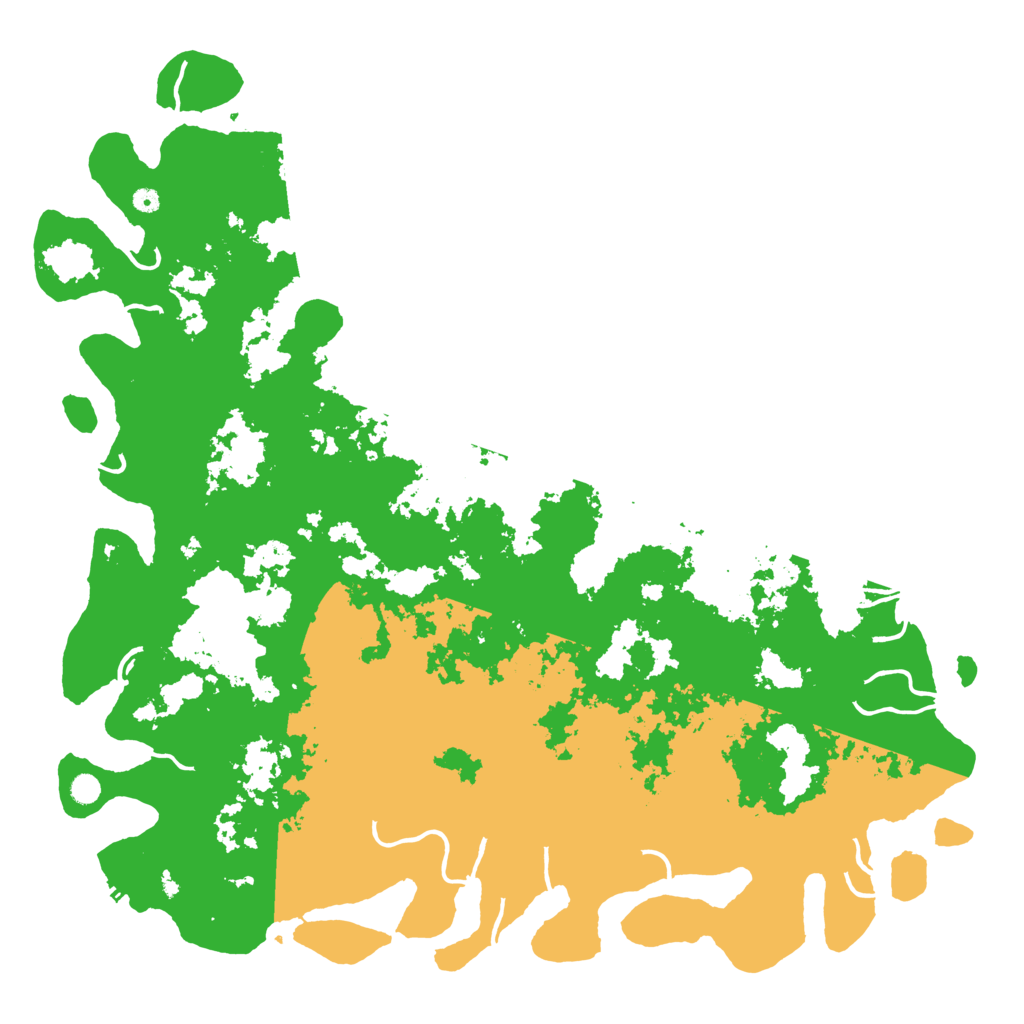 Biome Rust Map: Procedural Map, Size: 6000, Seed: 24826