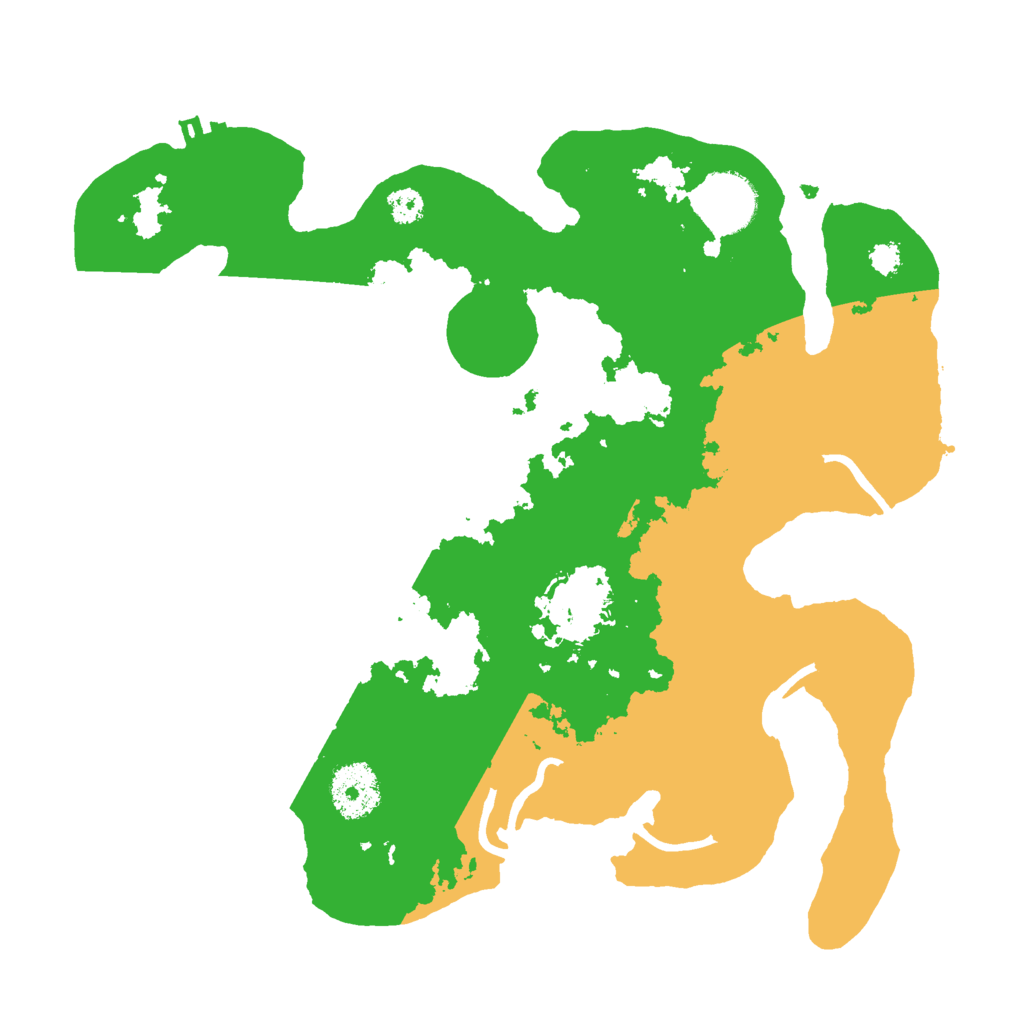 Biome Rust Map: Procedural Map, Size: 3000, Seed: 457684