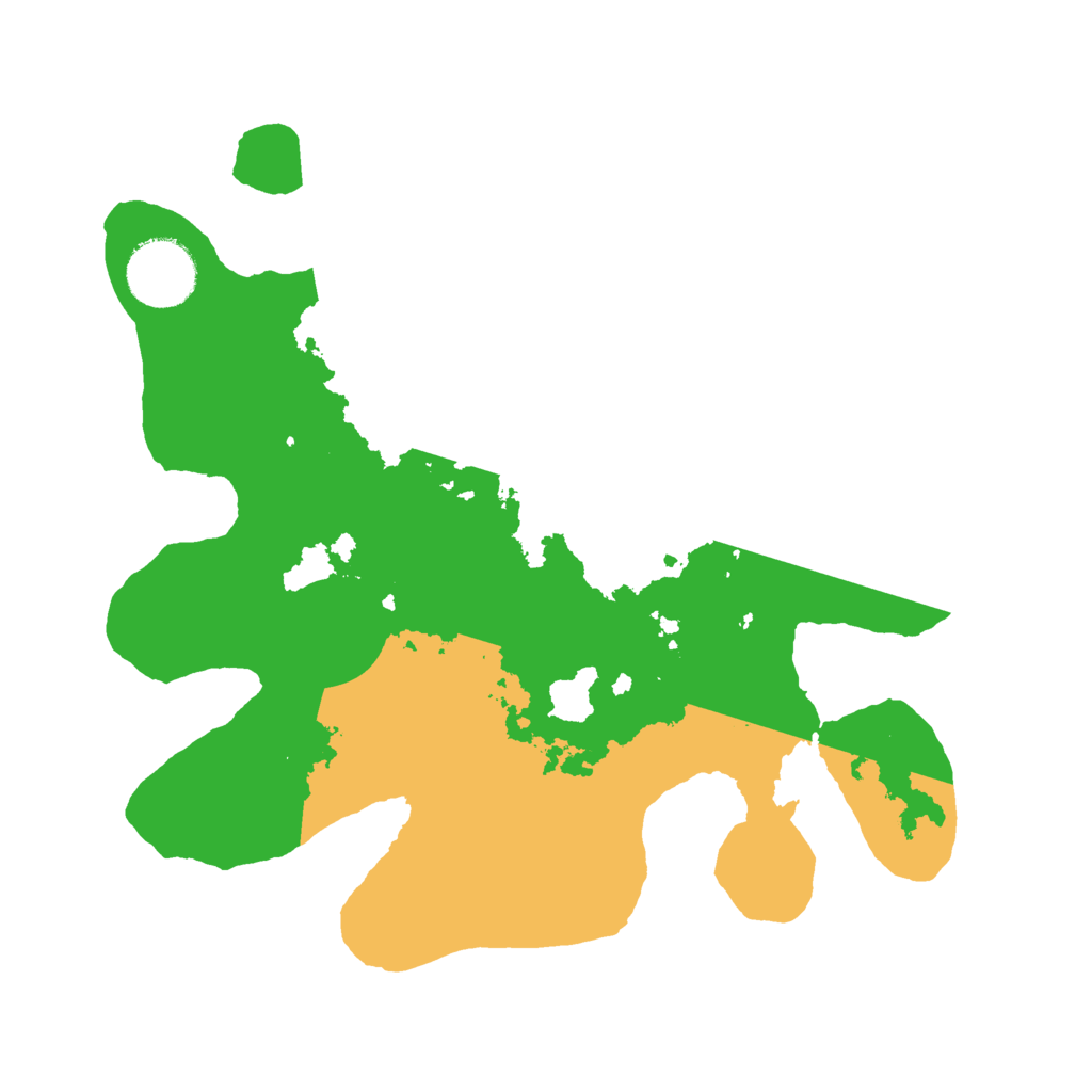 Biome Rust Map: Barren, Size: 2800, Seed: 451350363