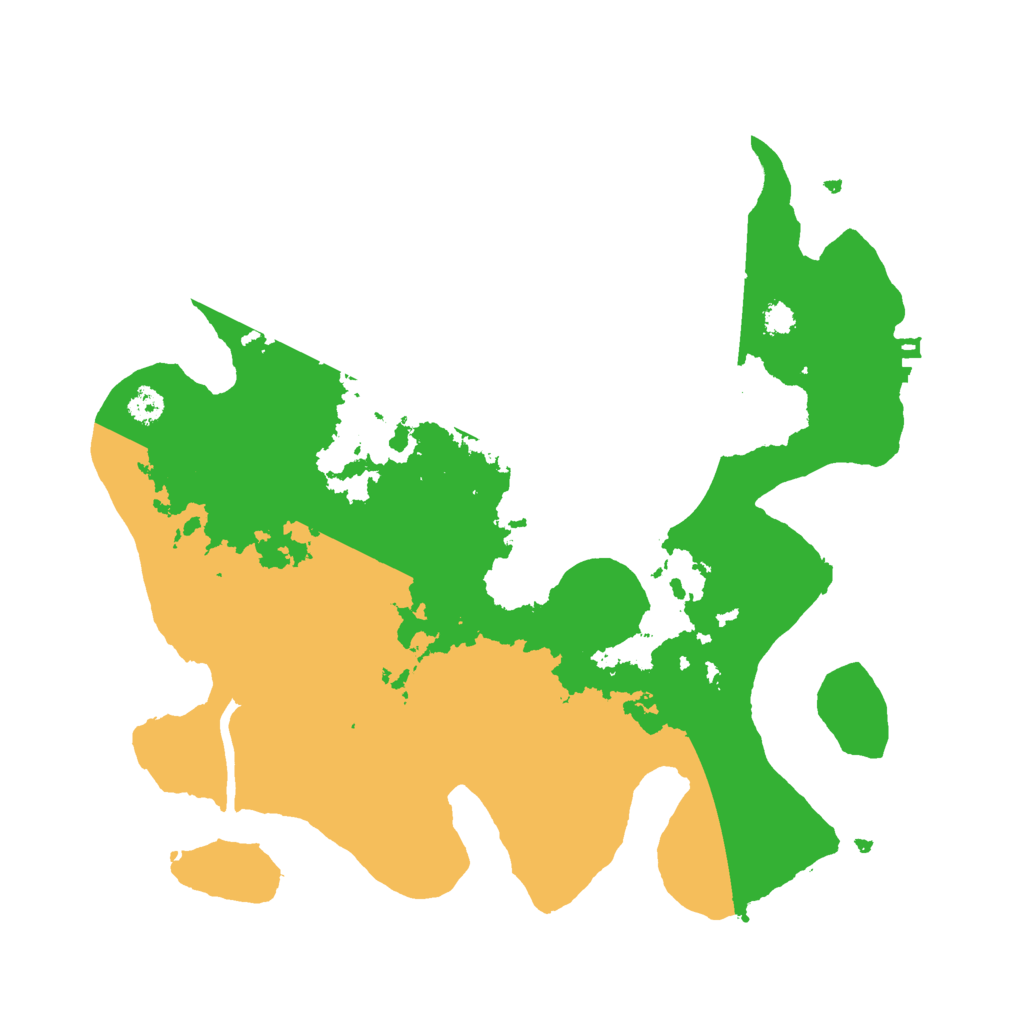 Biome Rust Map: Procedural Map, Size: 3000, Seed: 592843