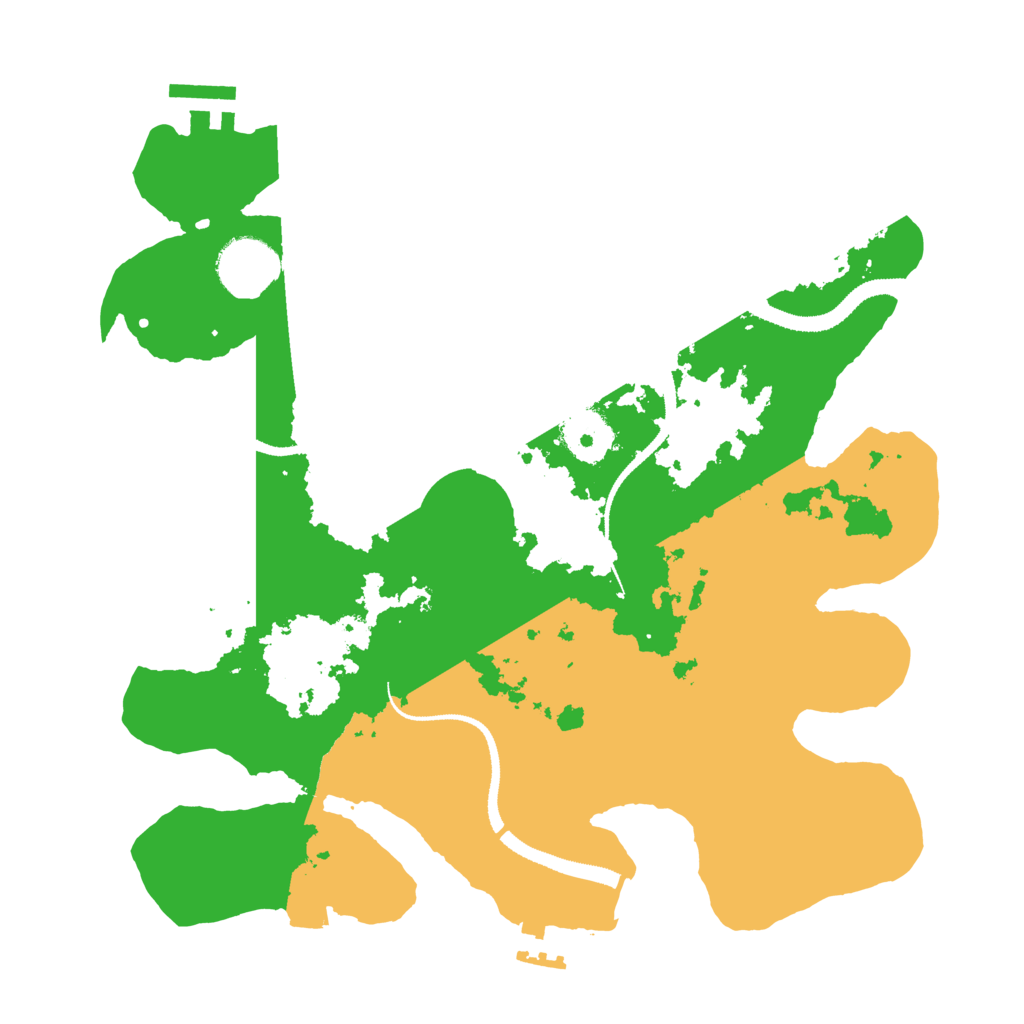Biome Rust Map: Procedural Map, Size: 3100, Seed: 1693158502