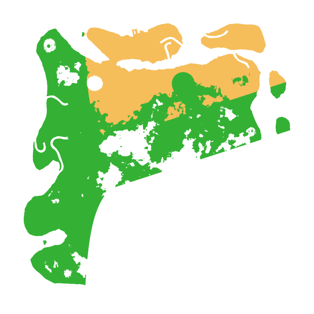 Biome Rust Map: Procedural Map, Size: 3650, Seed: 13990418