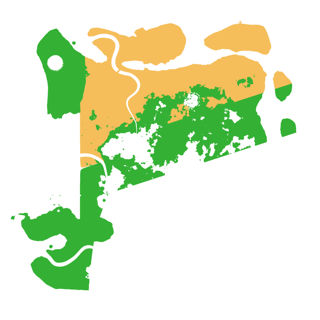 Biome Rust Map: Procedural Map, Size: 3650, Seed: 13990418