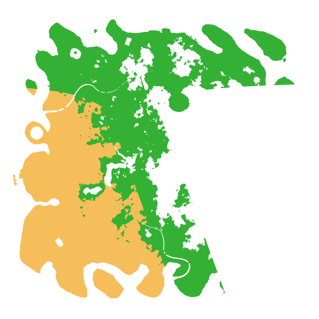 Biome Rust Map: Procedural Map, Size: 4400, Seed: 50696051