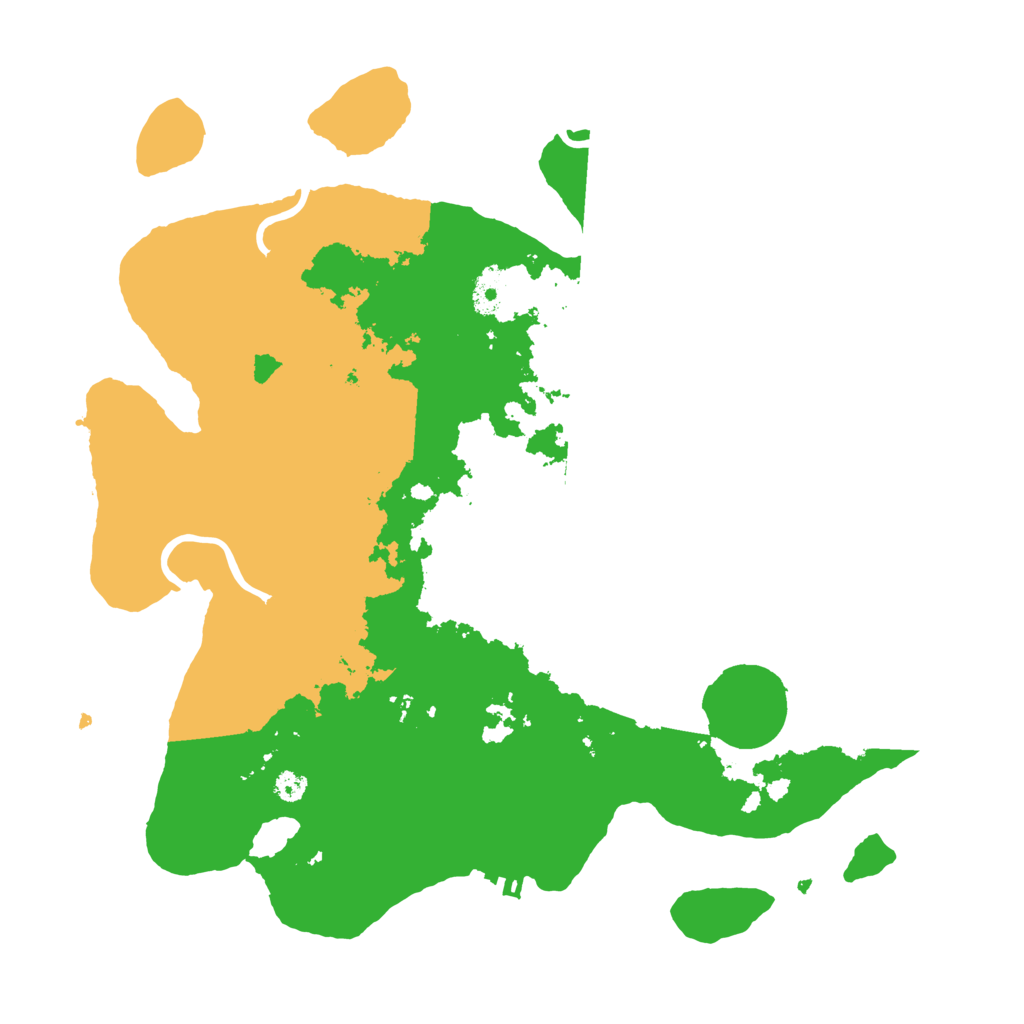 Biome Rust Map: Procedural Map, Size: 3400, Seed: 39926336