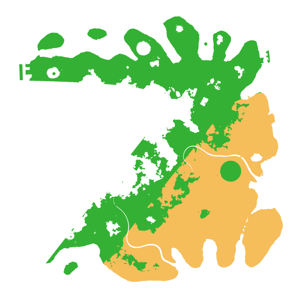 Biome Rust Map: Procedural Map, Size: 3850, Seed: 79260768