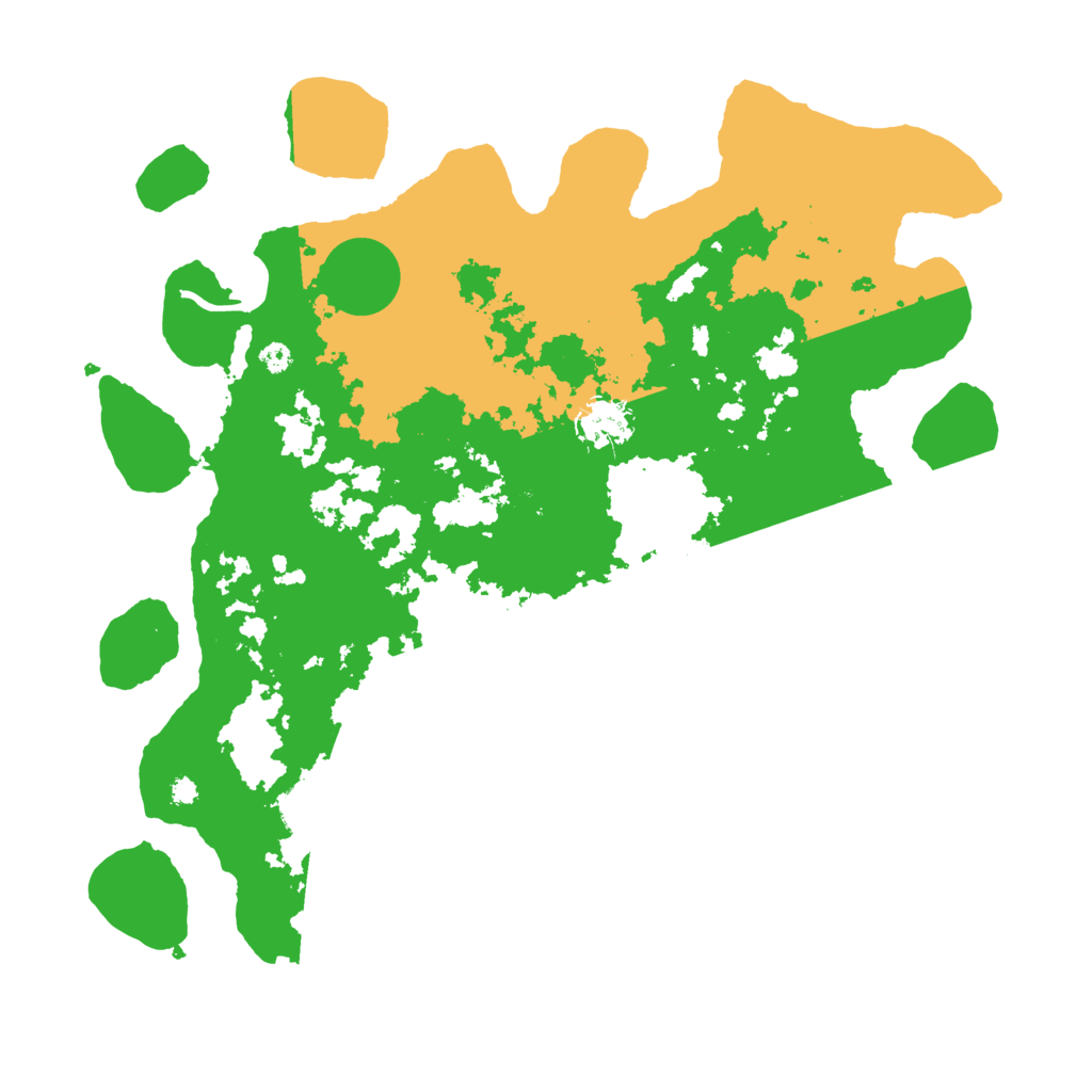 Biome Rust Map: Procedural Map, Size: 3700, Seed: 96427560