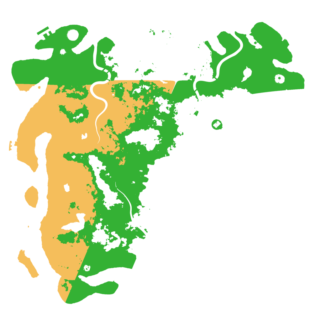 Biome Rust Map: Procedural Map, Size: 5000, Seed: 543774440