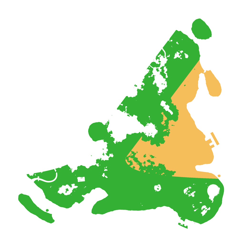 Biome Rust Map: Procedural Map, Size: 3550, Seed: 5589318