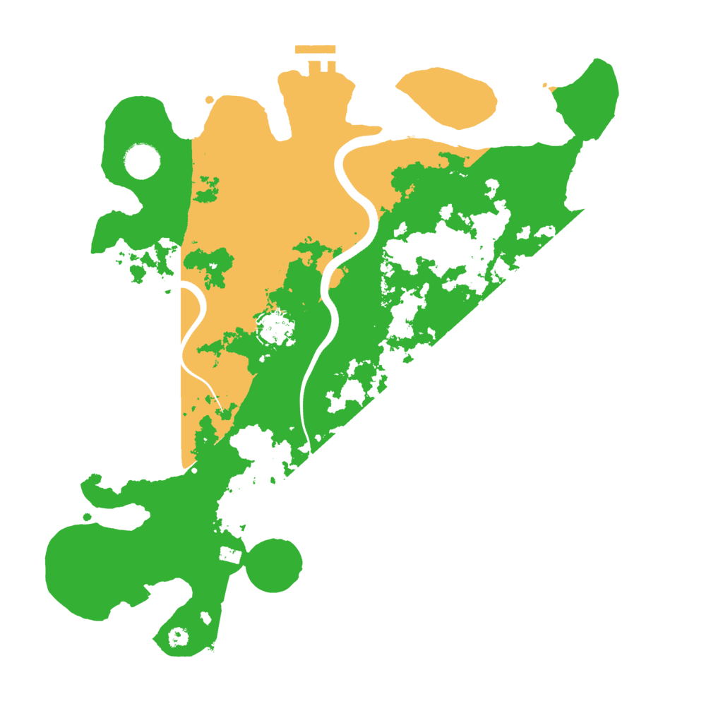 Biome Rust Map: Procedural Map, Size: 3600, Seed: 83089638
