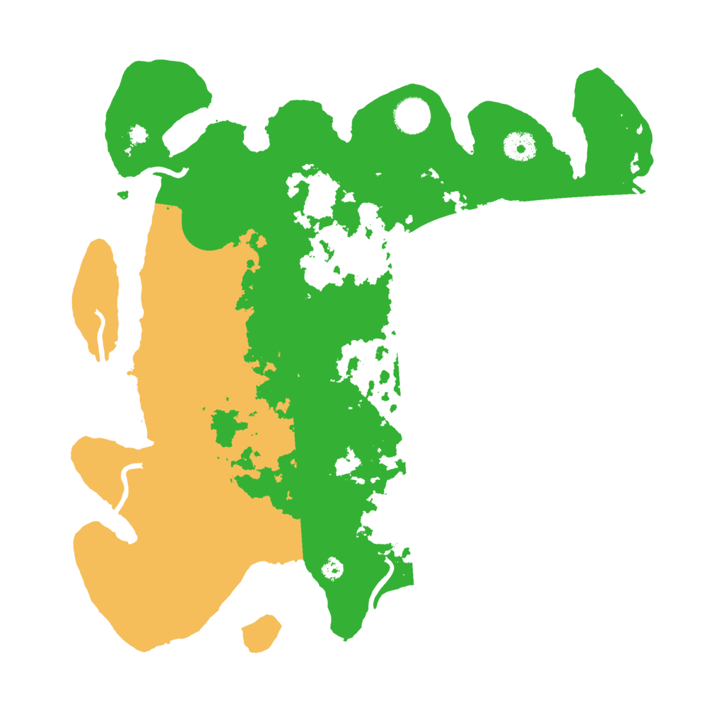 Biome Rust Map: Procedural Map, Size: 3500, Seed: 87967301