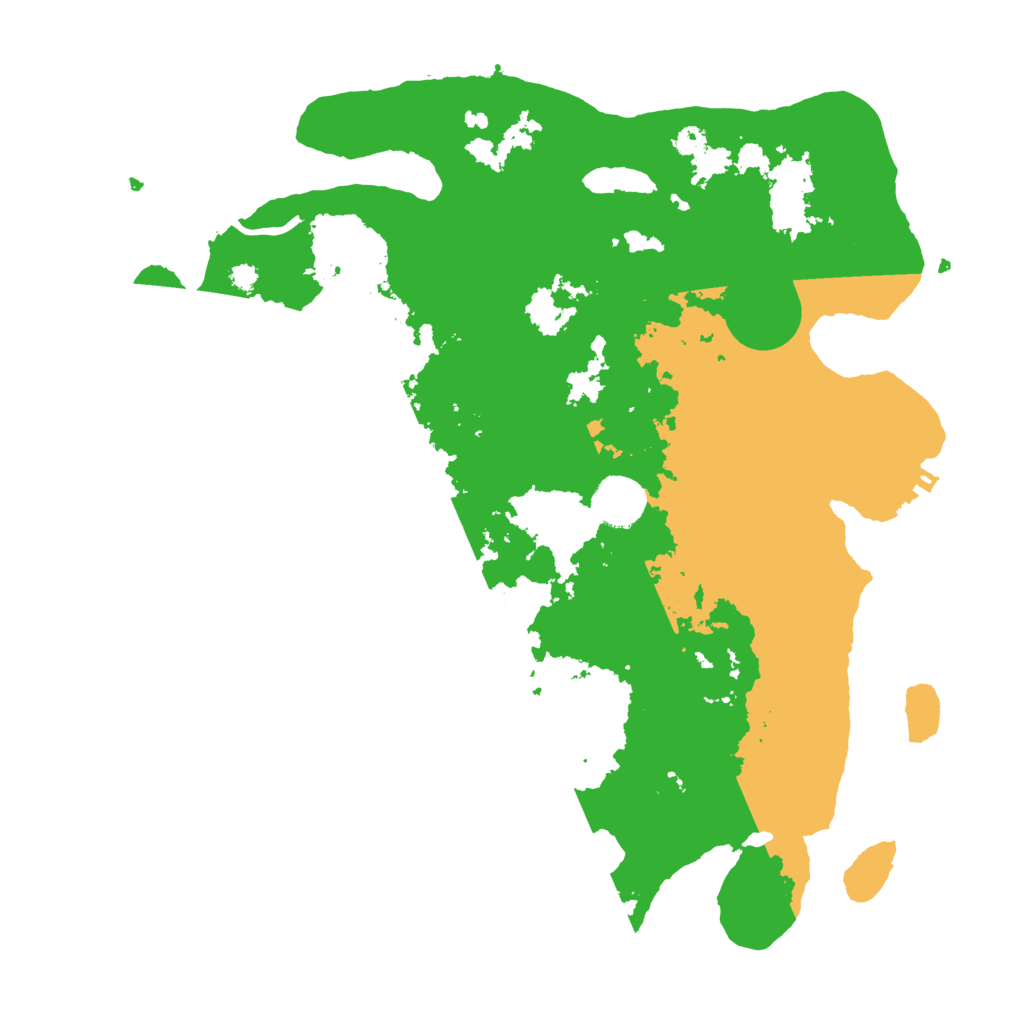 Biome Rust Map: Procedural Map, Size: 3550, Seed: 32913071