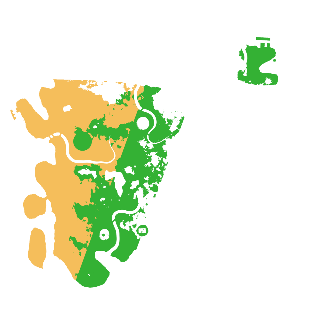 Biome Rust Map: Procedural Map, Size: 4400, Seed: 94186193