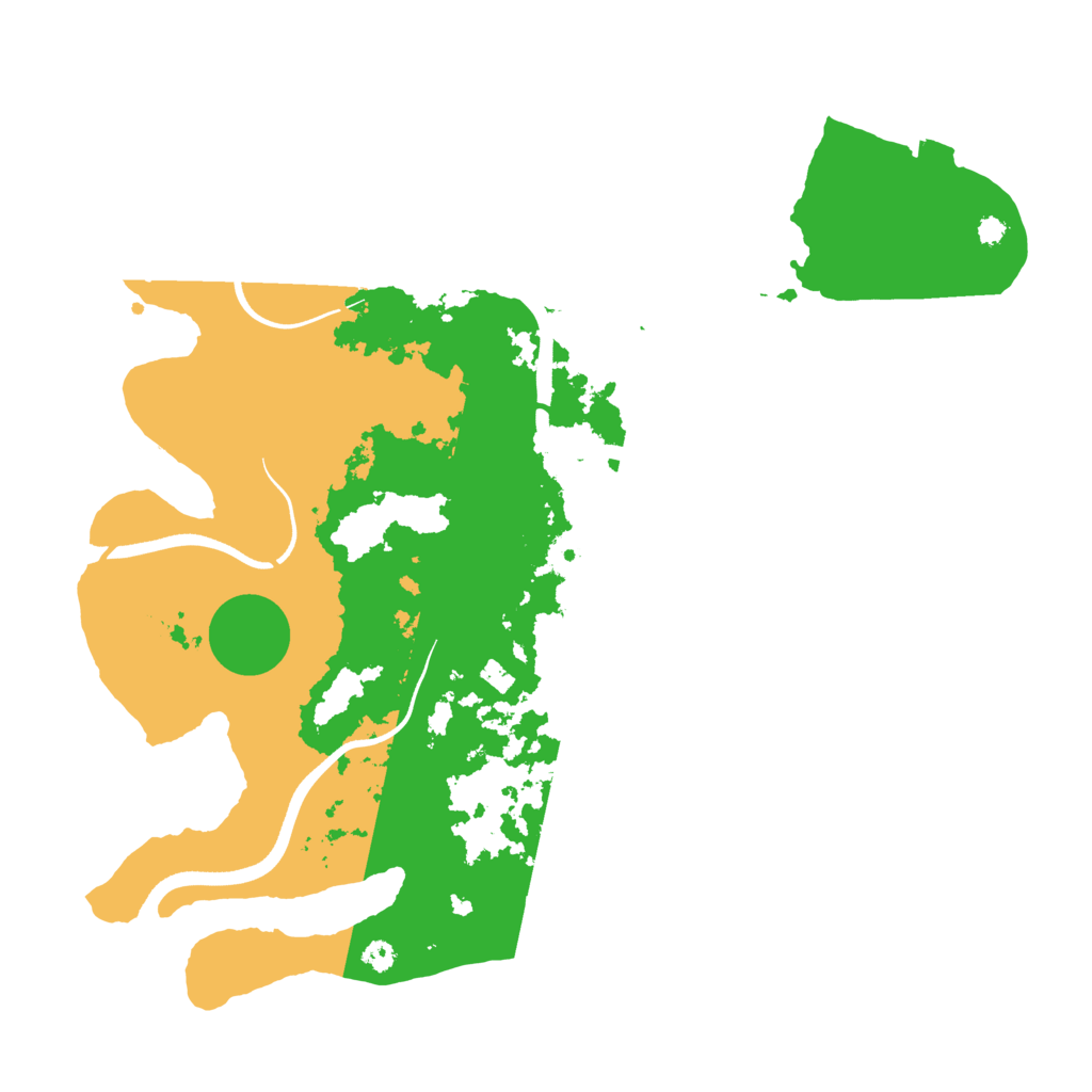 Biome Rust Map: Procedural Map, Size: 3550, Seed: 10301247